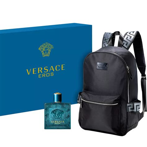 perfume gift sets versace|Versace backpack gift with purchase.